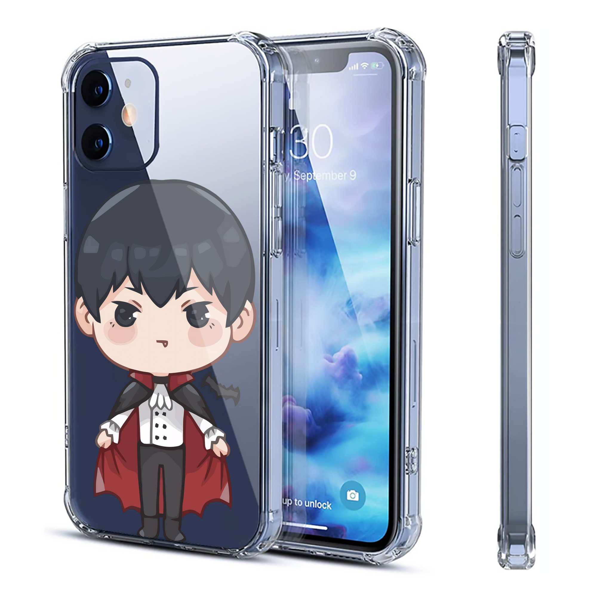 （画像用） ハイキュー!! Haikyu!! 【iPhone 12シリーズ対応】透明スマホケース（クリアソフトケース）